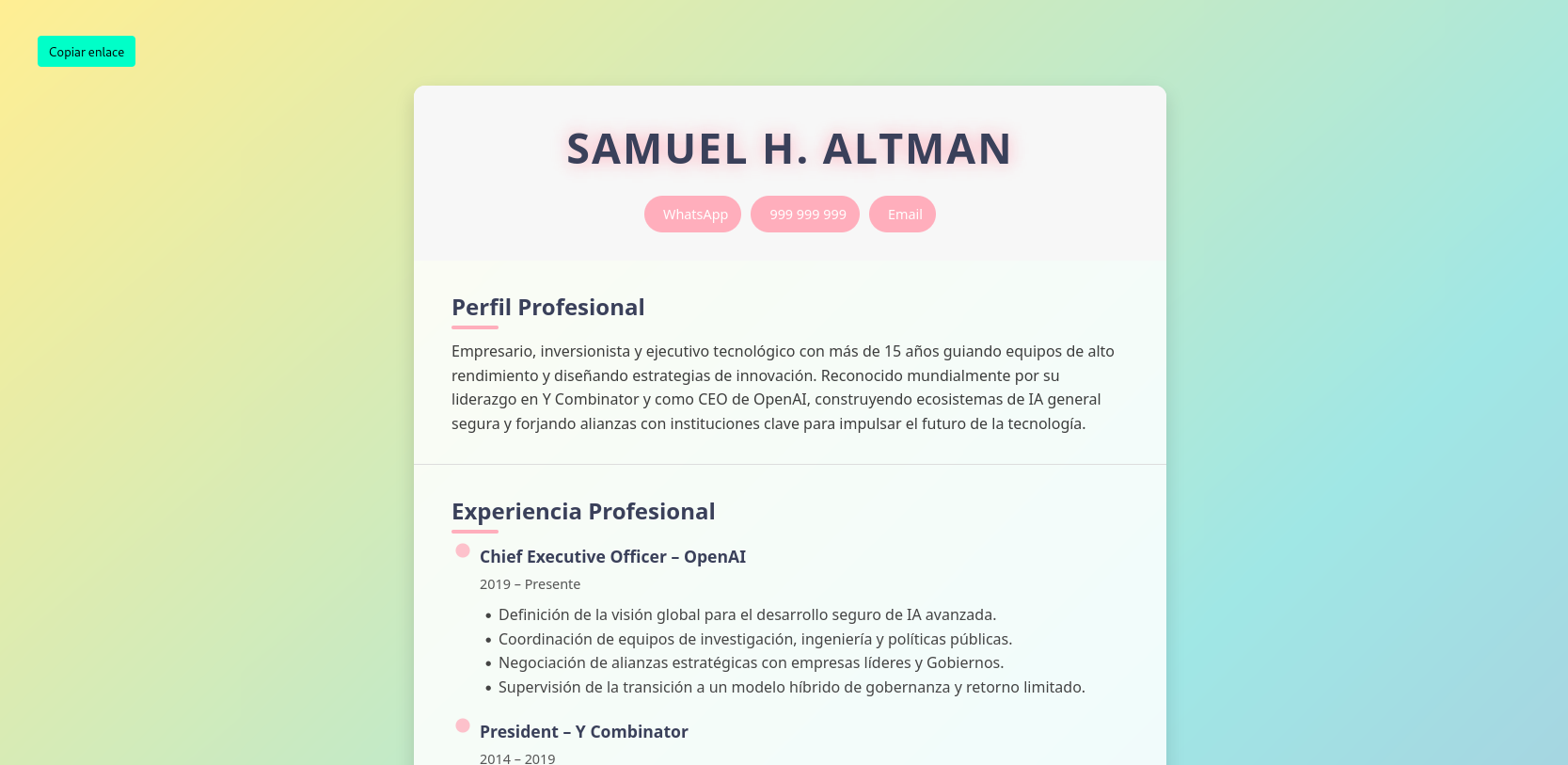 Opción de descarga a PDF